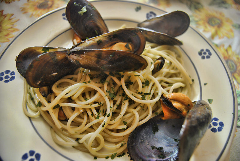 Spaghetti con le cozze alla Salentina