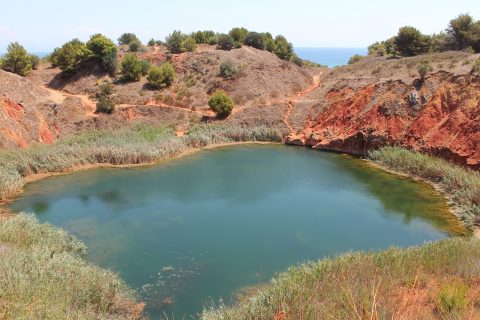 Cava di bauxite a Otranto